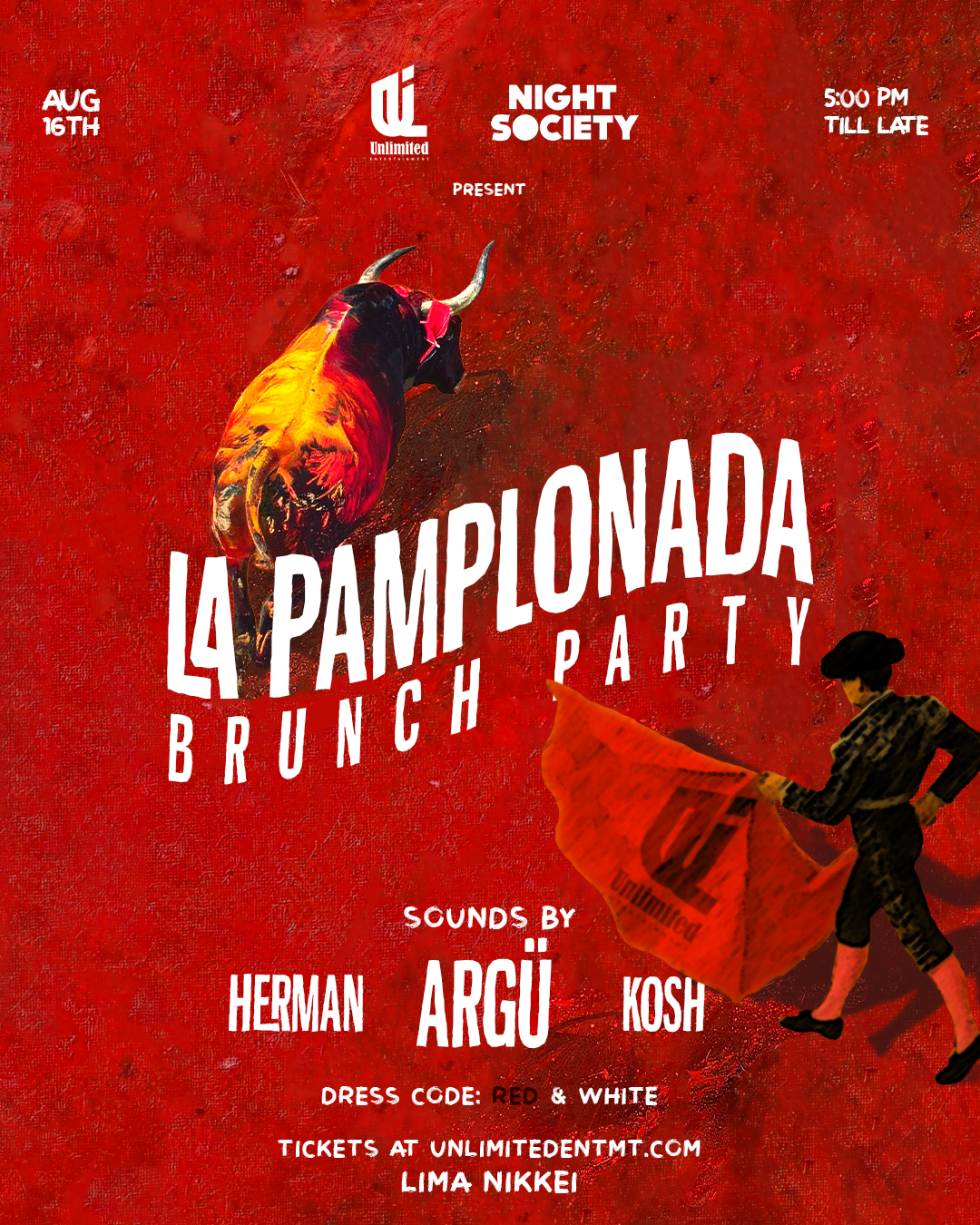 LA PAMPLONADA BRUNCH PARTY TICKET